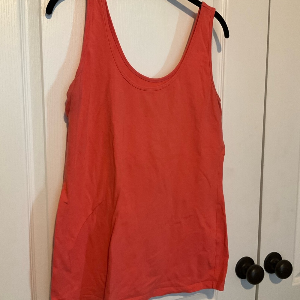 Maurices Coral Sleeveless Scoop Tank Top